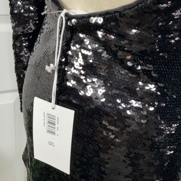 Frame Women’s Open-back Sequin Knit Mini Dress Size XS - Picture 11 of 15